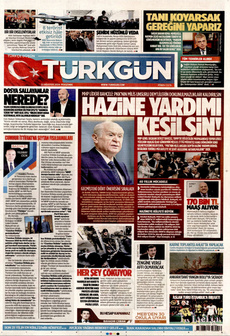 TÜRKGÜN 22 Ağustos 2024 gazete manşeti