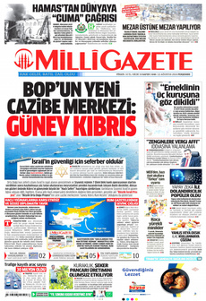MİLLİ GAZETE 22 Ağustos 2024 gazete manşeti