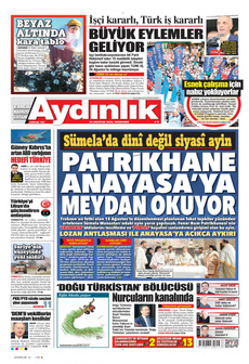 AYDINLIK GAZETESİ 22 Ağustos 2024 gazete manşeti
