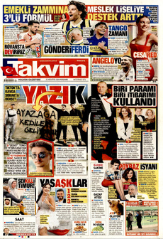 TAKVİM 22 Ağustos 2024 gazete manşeti
