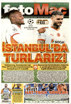 FOTOMAÇ 22 Ağustos 2024 gazete manşeti