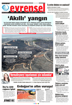 EVRENSEL 22 Ağustos 2024 gazete manşeti