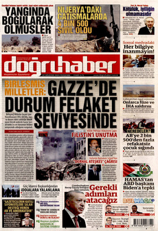 DOĞRU HABER 22 Ağustos 2024 gazete manşeti