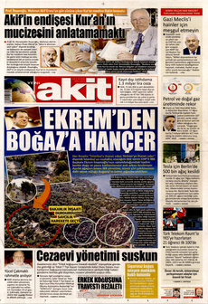 YENİ AKİT 23 Ağustos 2024 gazete manşeti