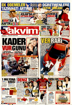 TAKVİM 23 Ağustos 2024 gazete manşeti