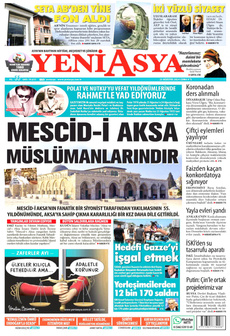YENİ ASYA 23 Ağustos 2024 gazete manşeti
