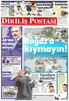 DİRİLİŞ POSTASI 23 Ağustos 2024 gazete manşeti