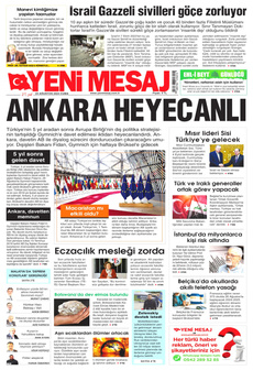 YENİ MESAJ 23 Ağustos 2024 gazete manşeti