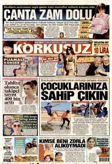 KORKUSUZ 23 Ağustos 2024 gazete manşeti