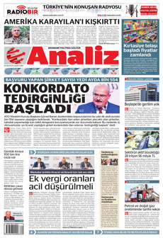 ANALİZ 23 Ağustos 2024 gazete manşeti
