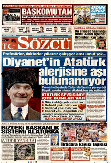 SÖZCÜ 24 Ağustos 2024 gazete manşeti