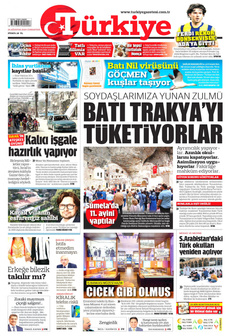 TÜRKİYE GAZETESİ 24 Ağustos 2024 gazete manşeti