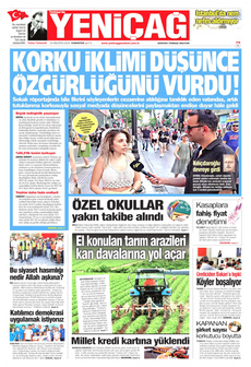 YENİÇAĞ 24 Ağustos 2024 gazete manşeti
