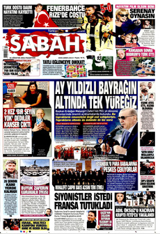 SABAH 26 Ağustos 2024 gazete manşeti
