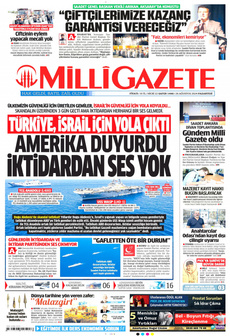 MİLLİ GAZETE 26 Ağustos 2024 gazete manşeti