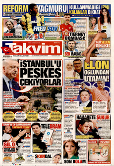 TAKVİM 26 Ağustos 2024 gazete manşeti