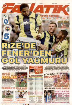 FANATİK 26 Ağustos 2024 gazete manşeti