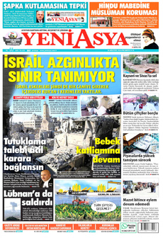 YENİ ASYA 26 Ağustos 2024 gazete manşeti