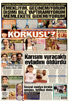 KORKUSUZ 26 Ağustos 2024 gazete manşeti