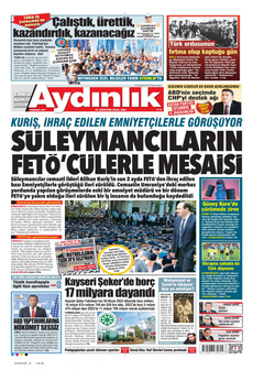 AYDINLIK GAZETESİ 27 Ağustos 2024 gazete manşeti