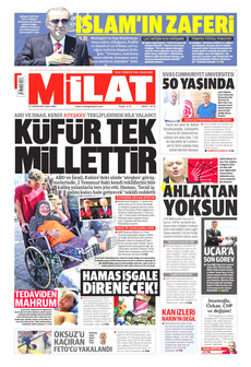 MİLAT 27 Ağustos 2024 gazete manşeti