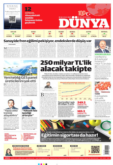 DÜNYA 27 Ağustos 2024 gazete manşeti
