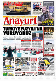 ANAYURT 27 Ağustos 2024 gazete manşeti