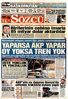SÖZCÜ 28 Ağustos 2024 gazete manşeti