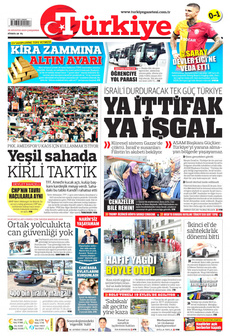 TÜRKİYE GAZETESİ 28 Ağustos 2024 gazete manşeti