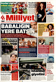 MİLLİYET 28 Ağustos 2024 gazete manşeti