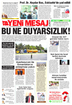 YENİ MESAJ 28 Ağustos 2024 gazete manşeti