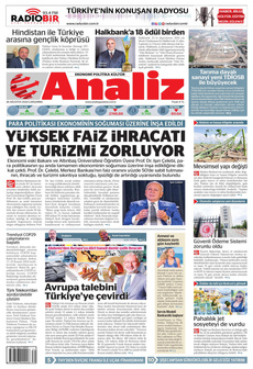 ANALİZ 28 Ağustos 2024 gazete manşeti