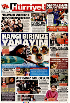 HÜRRİYET 29 Ağustos 2024 gazete manşeti