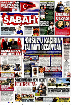 SABAH 29 Ağustos 2024 gazete manşeti