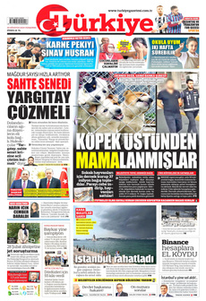TÜRKİYE GAZETESİ 29 Ağustos 2024 gazete manşeti