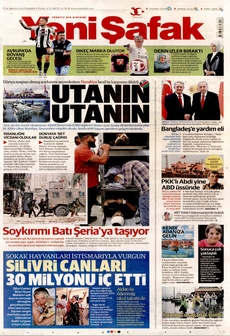 YENİ ŞAFAK 29 Ağustos 2024 gazete manşeti