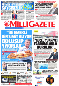 MİLLİ GAZETE 29 Ağustos 2024 gazete manşeti