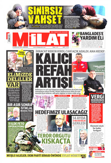 MİLAT 29 Ağustos 2024 gazete manşeti