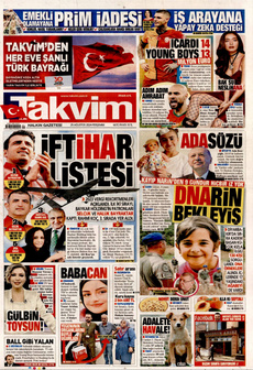 TAKVİM 29 Ağustos 2024 gazete manşeti