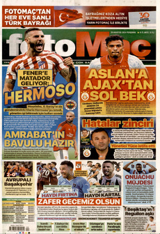 FOTOMAÇ 29 Ağustos 2024 gazete manşeti
