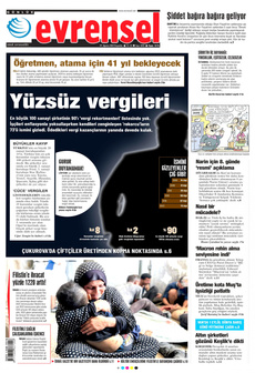 EVRENSEL 29 Ağustos 2024 gazete manşeti