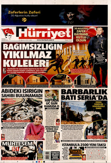 HÜRRİYET 30 Ağustos 2024 gazete manşeti