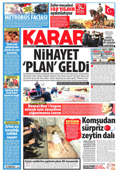 KARAR 30 Ağustos 2024 gazete manşeti