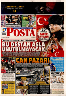 POSTA 30 Ağustos 2024 gazete manşeti