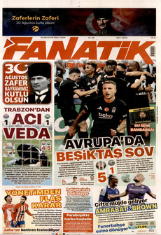 FANATİK 30 Ağustos 2024 gazete manşeti