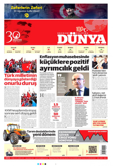 DÜNYA 30 Ağustos 2024 gazete manşeti