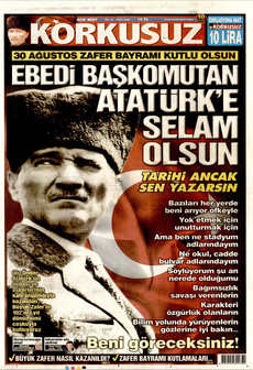 KORKUSUZ 30 Ağustos 2024 gazete manşeti