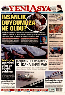 YENİ ASYA 31 Ağustos 2024 gazete manşeti