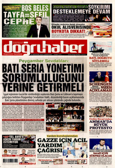 DOĞRU HABER 31 Ağustos 2024 gazete manşeti