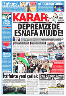 KARAR 2 Eylül 2024 gazete manşeti